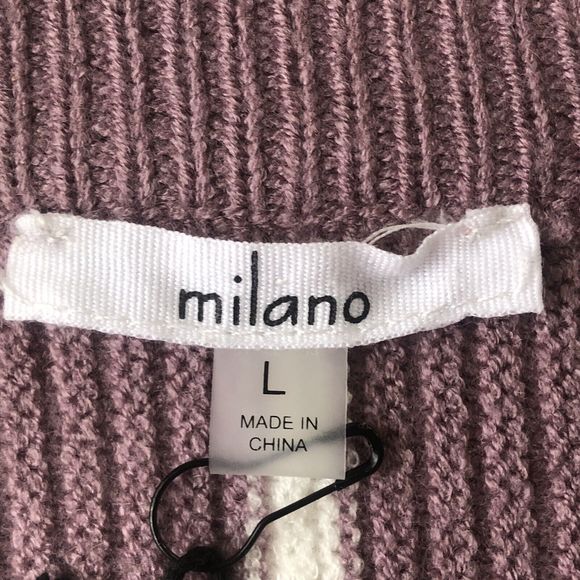 Shein Milano Knit Skirt Large Striped - Picture 3 of 14